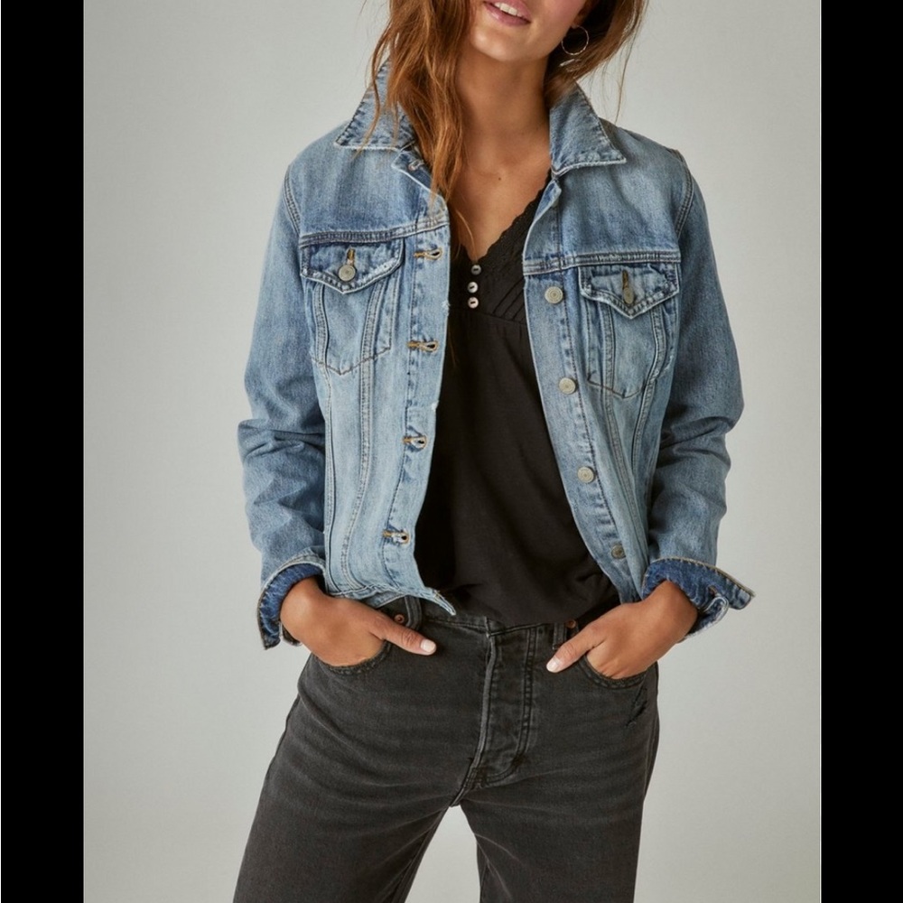 Brand new Lucky brand jean  jacket
